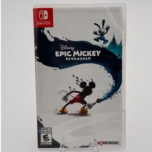 Disney Epic Mickey Rebrushed Nintendo Switch Video Game THQ Nordic 2024 Physical